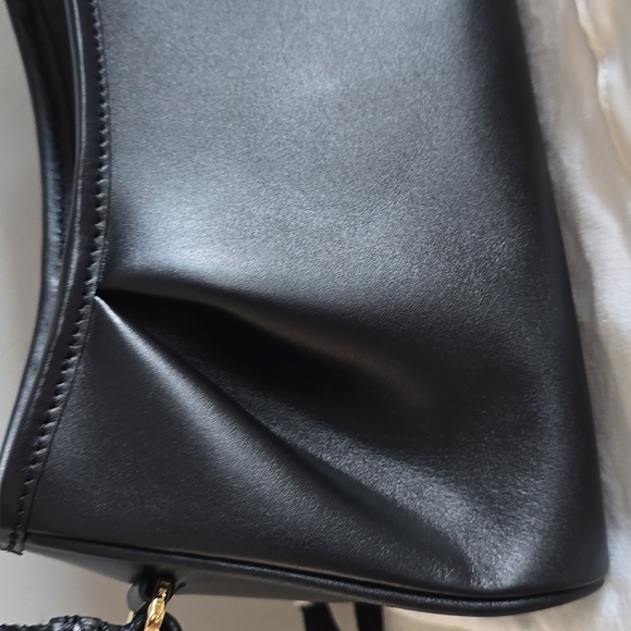 Elleme Small Dimple Leather Bag In Black - Picture 7 of 16